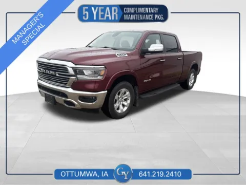 Red 2019 Ram 1500 Laramie for sale in Ottumwa, IA