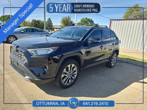 Black 2020 Toyota RAV4 Limited for sale in Ottumwa, IA