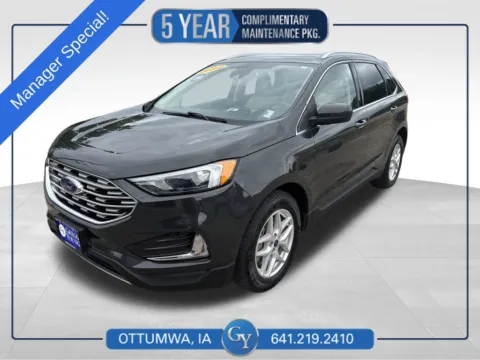 Green 2022 Ford Edge SEL for sale in Ottumwa, IA