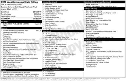 Photos of 2022 Jeep Compass Latitude for sale in Ottumwa, IA at Gregg Young Toyota of Ottumwa