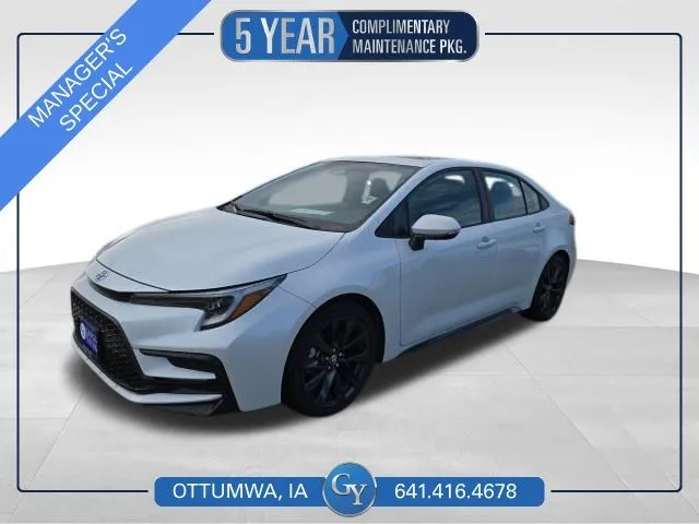 White 2024 Toyota Corolla SE for sale in Ottumwa, IA
