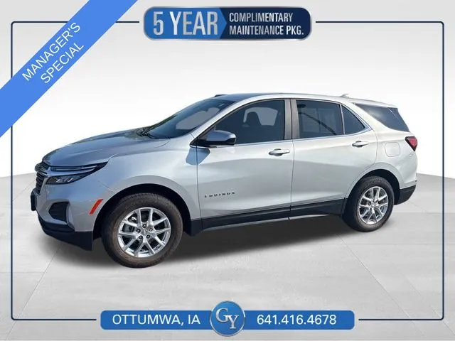 Silver 2022 Chevrolet Equinox LT for sale in Ottumwa, IA