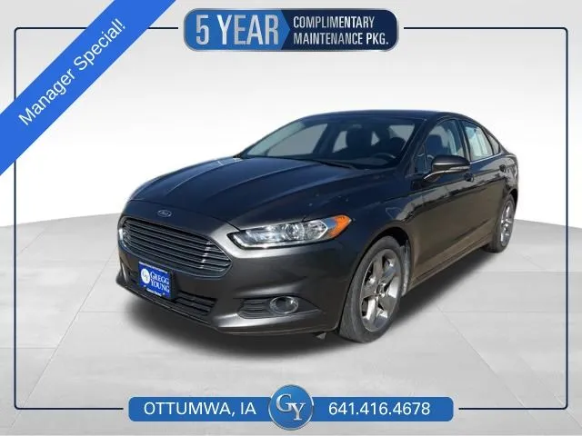 Gray 2015 Ford Fusion SE for sale in Ottumwa, IA