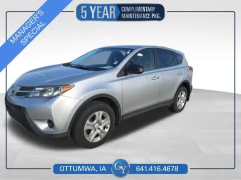 Black 2015 Toyota RAV4 LE for sale in Ottumwa, IA