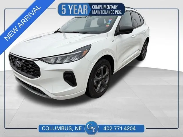 White 2023 Ford Escape ST-Line for sale in Columbus, NE