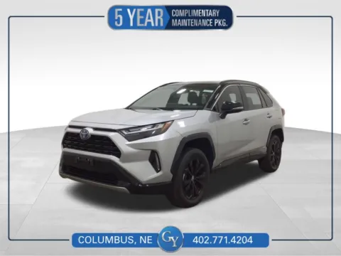 Red 2024 Toyota RAV4 Hybrid XSE for sale in Columbus, NE