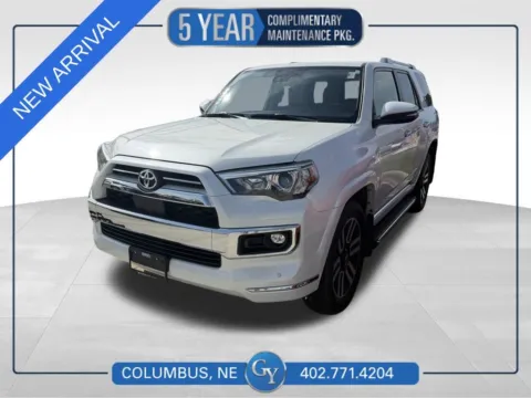 White 2021 Toyota 4Runner Limited for sale in Columbus, NE