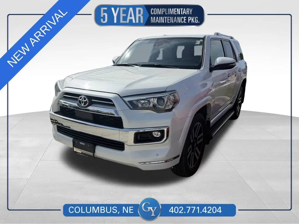 White 2021 Toyota 4Runner Limited for sale in Columbus, NE