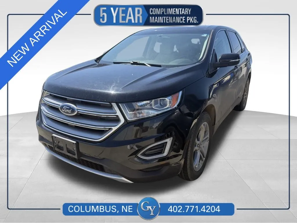 Black 2016 Ford Edge Titanium for sale in Columbus, NE