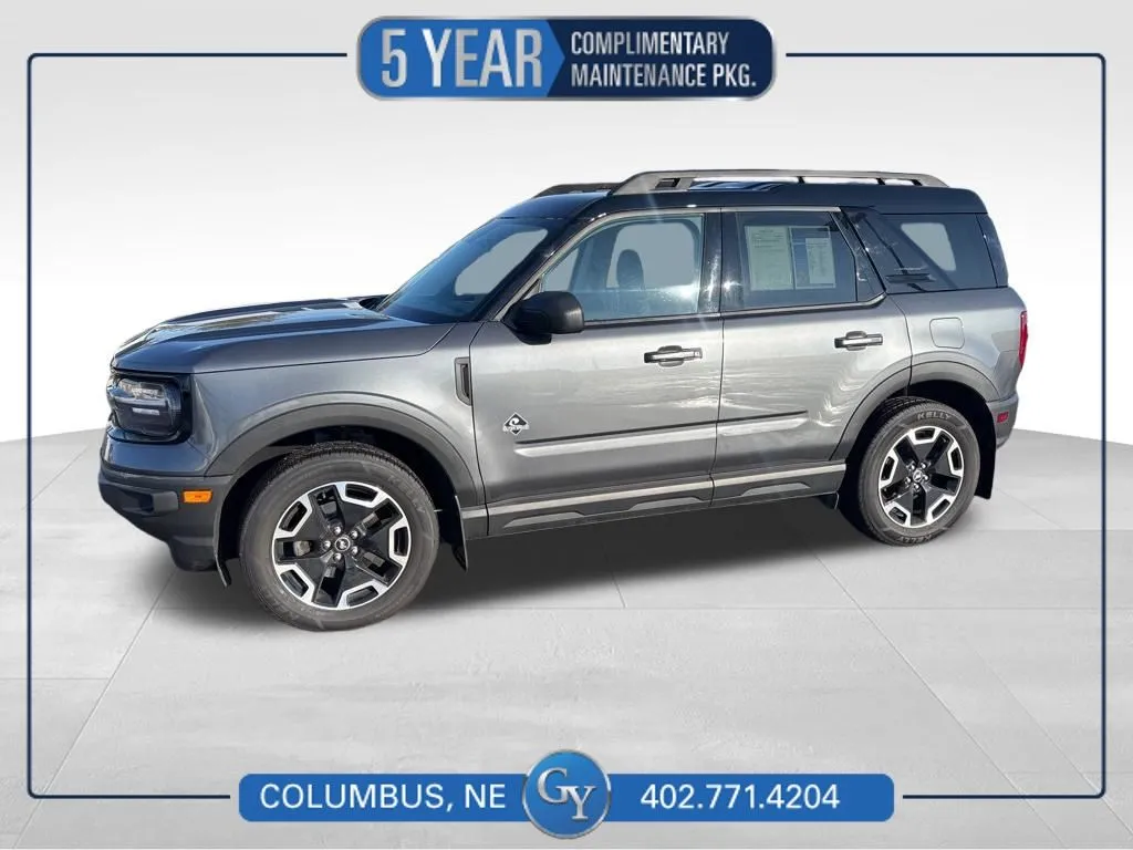 Gray 2022 Ford Bronco Sport Outer Banks for sale in Columbus, NE