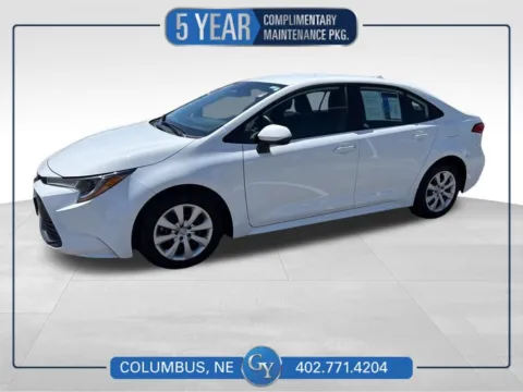White 2026 Toyota Corolla LE for sale in Columbus, NE