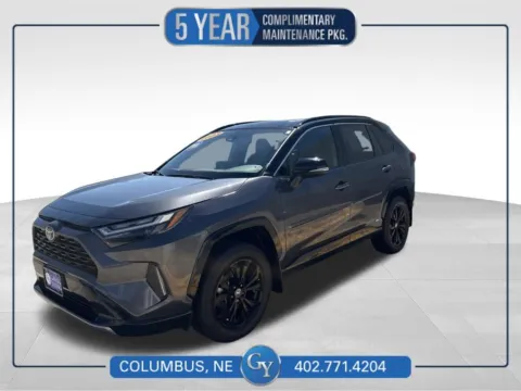 Black 2023 Toyota RAV4 Hybrid XSE for sale in Columbus, NE