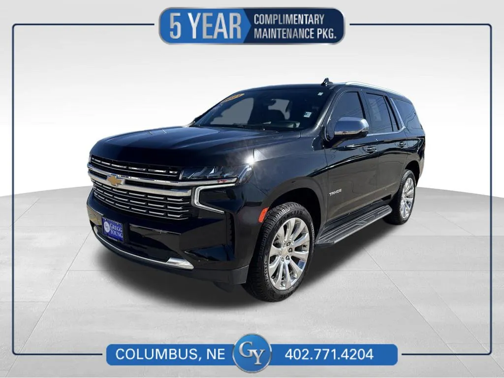 Black 2021 Chevrolet Tahoe Premier for sale in Columbus, NE