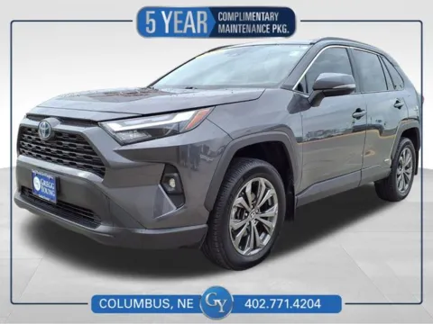 Gray 2022 Toyota RAV4 Hybrid XLE Premium for sale in Columbus, NE