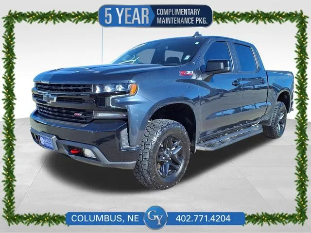 Gray 2021 Chevrolet Silverado 1500 LT Trail Boss for sale in Columbus, NE