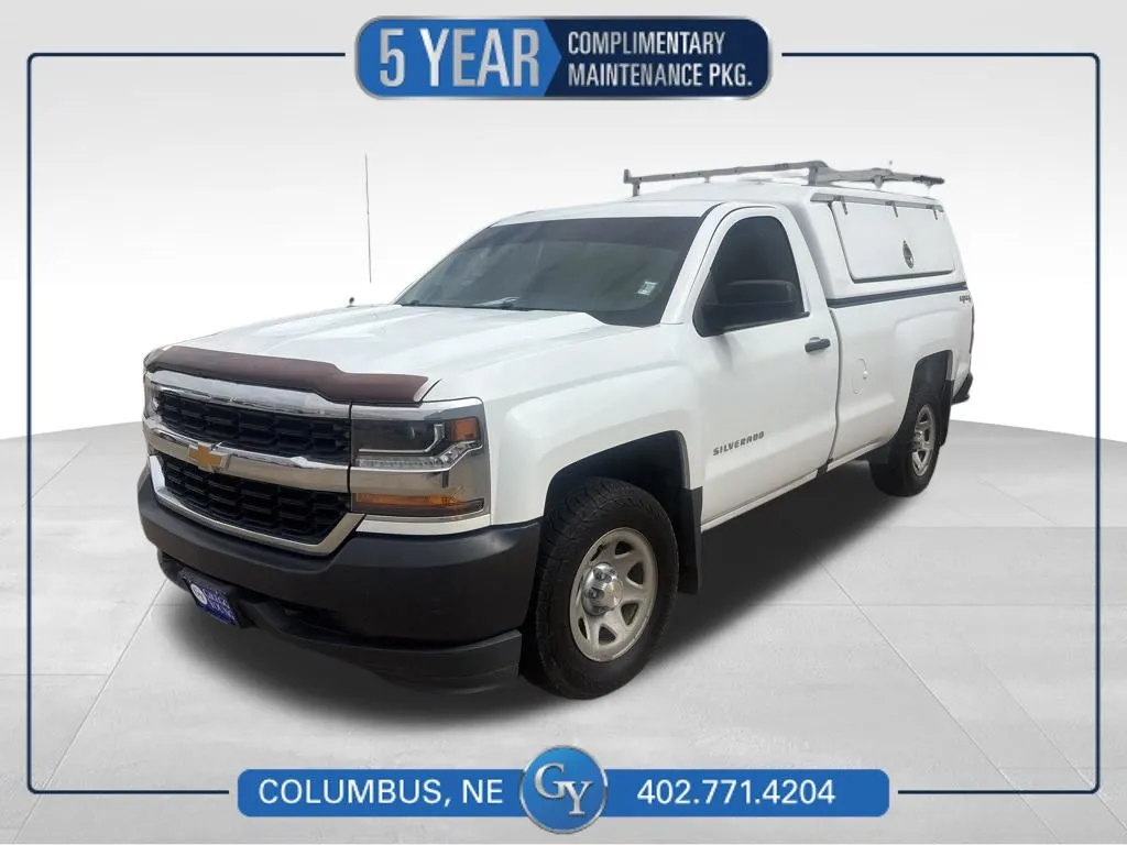White 2017 Chevrolet Silverado 1500 WT for sale in Columbus, NE