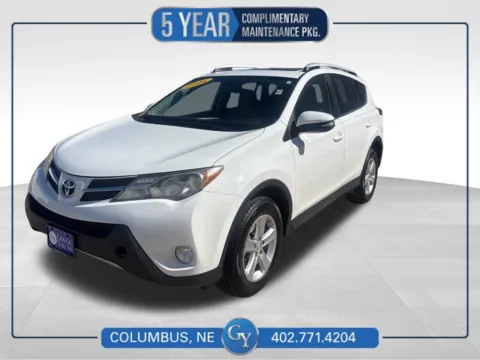 White 2014 Toyota RAV4 XLE for sale in Columbus, NE