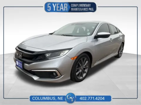 Silver 2021 Honda Civic EX for sale in Columbus, NE