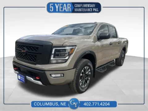 Beige 2021 Nissan Titan PRO-4X for sale in Columbus, NE