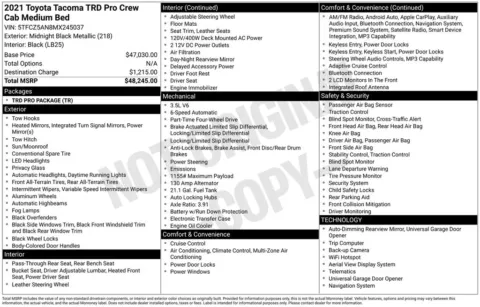 Photos of 2021 Toyota Tacoma TRD Pro for sale in Columbus, NE at Gregg Young Toyota of Columbus
