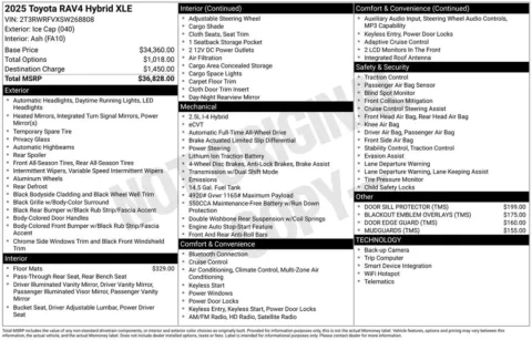 Photos of 2025 Toyota RAV4 Hybrid XLE for sale in Columbus, NE at Gregg Young Toyota of Columbus