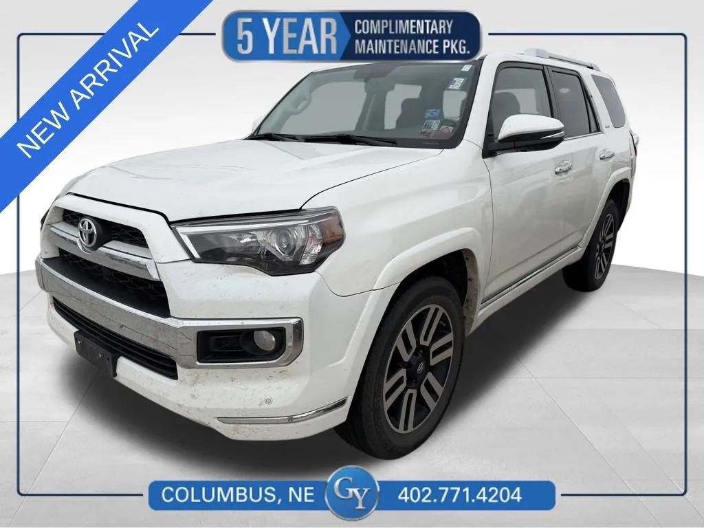White 2016 Toyota 4Runner Limited for sale in Columbus, NE