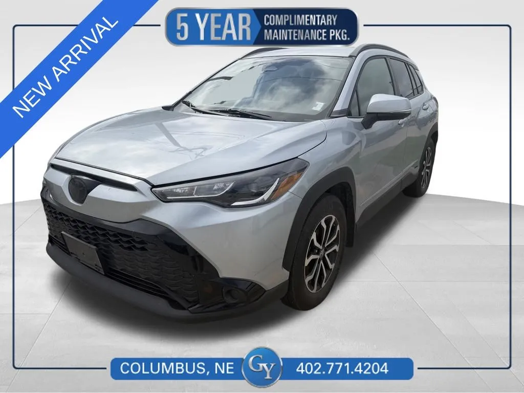 Silver 2023 Toyota Corolla Cross Hybrid SE for sale in Columbus, NE