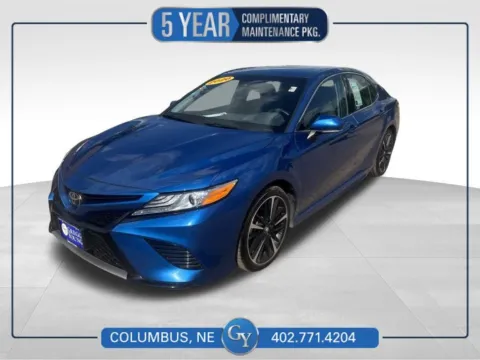 Blue 2020 Toyota Camry XSE for sale in Columbus, NE