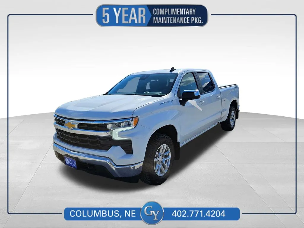 White 2023 Chevrolet Silverado 1500 LT for sale in Columbus, NE