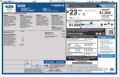 Photos of 2022 Ford Edge SEL for sale in Columbus, NE at Gregg Young Toyota of Columbus