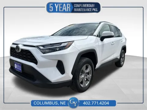 White 2025 Toyota RAV4 Hybrid XLE for sale in Columbus, NE