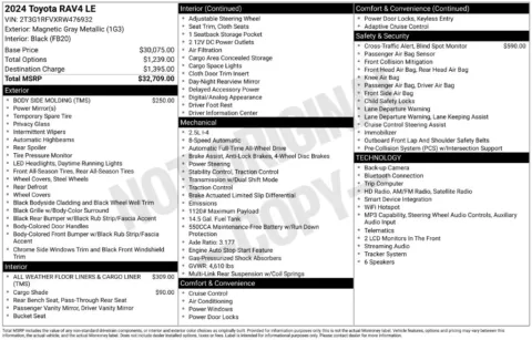 Photos of 2024 Toyota RAV4 LE for sale in Columbus, NE at Gregg Young Toyota of Columbus