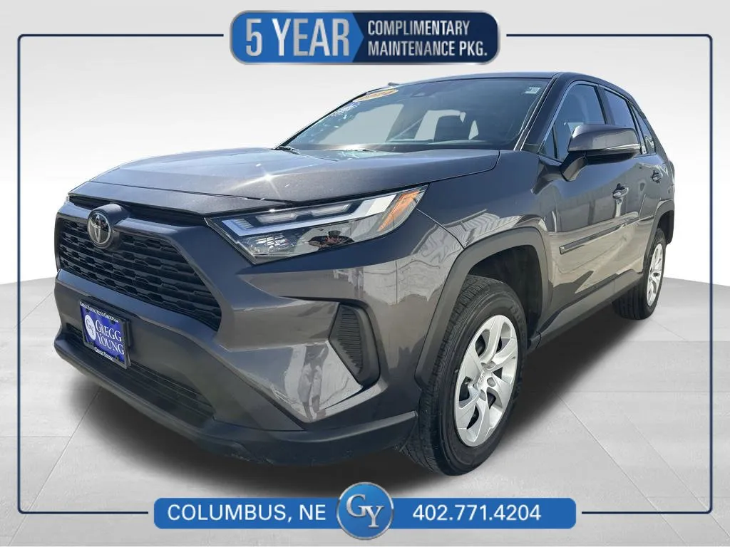 Gray 2024 Toyota RAV4 LE for sale in Columbus, NE