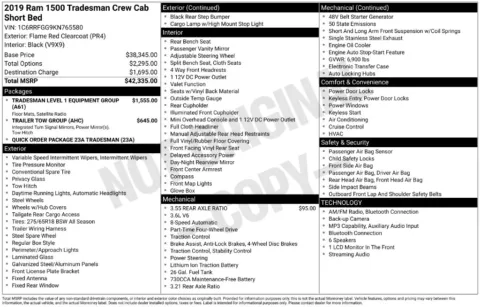 Photos of 2019 Ram 1500 Tradesman for sale in Columbus, NE at Gregg Young Toyota of Columbus