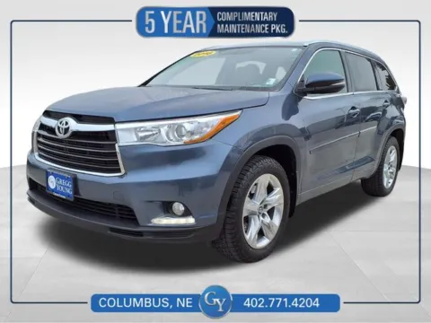 Blue 2016 Toyota Highlander for sale in Columbus, NE