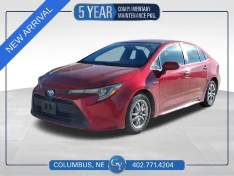 Red 2020 Toyota Corolla Hybrid LE for sale in Columbus, NE