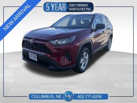 Red 2020 Toyota RAV4 Hybrid LE for sale in Columbus, NE