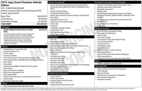 Photos of 2019 Jeep Grand Cherokee Altitude for sale in Columbus, NE at Gregg Young Toyota of Columbus