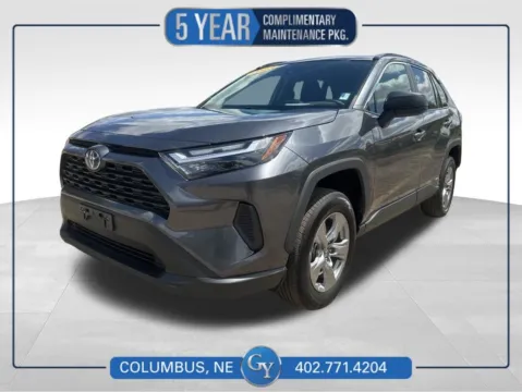 Gray 2023 Toyota RAV4 Hybrid LE for sale in Columbus, NE