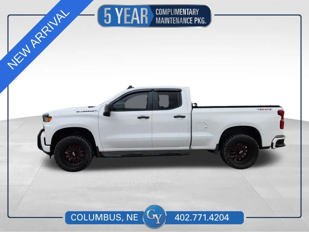 White 2020 Chevrolet Silverado 1500 Custom for sale in Columbus, NE