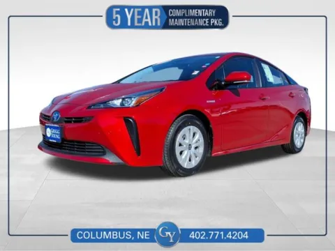 Red 2020 Toyota Prius LE for sale in Columbus, NE