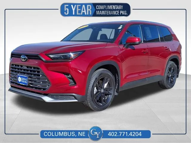 Red 2024 Toyota Grand Highlander Hybrid MAX Platinum for sale in Columbus, NE