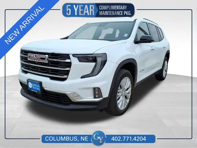 White 2024 GMC Acadia Elevation for sale in Columbus, NE