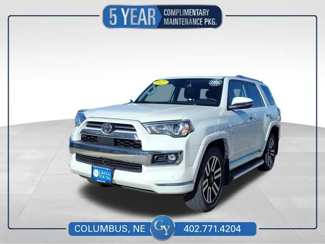 White 2022 Toyota 4Runner Limited for sale in Columbus, NE