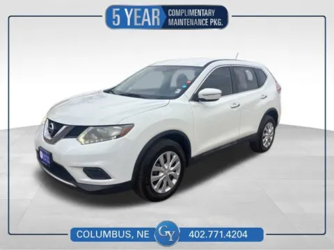White 2015 Nissan Rogue S for sale in Columbus, NE