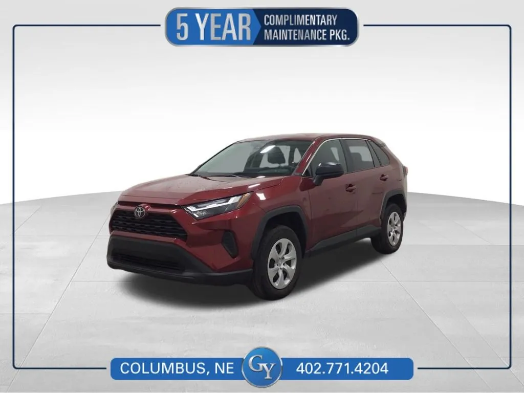 Red 2024 Toyota RAV4 LE for sale in Columbus, NE