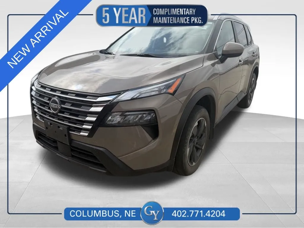 Beige 2024 Nissan Rogue SV for sale in Columbus, NE