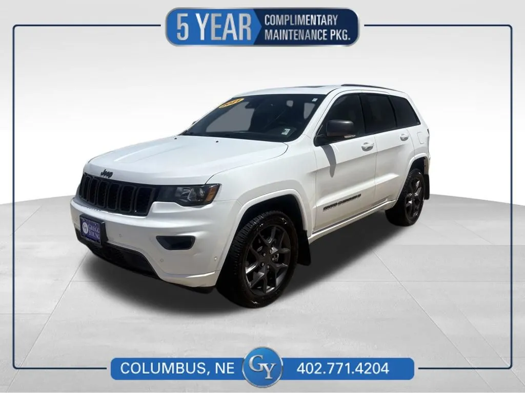 White 2021 Jeep Grand Cherokee Limited for sale in Columbus, NE