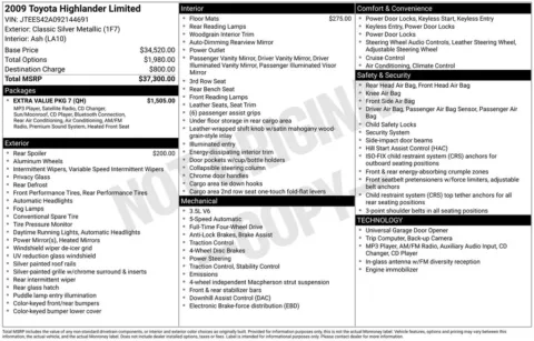 Photos of 2009 Toyota Highlander Limited for sale in Columbus, NE at Gregg Young Toyota of Columbus