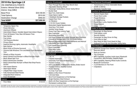 Photos of 2018 Kia Sportage LX for sale in Columbus, NE at Gregg Young Toyota of Columbus